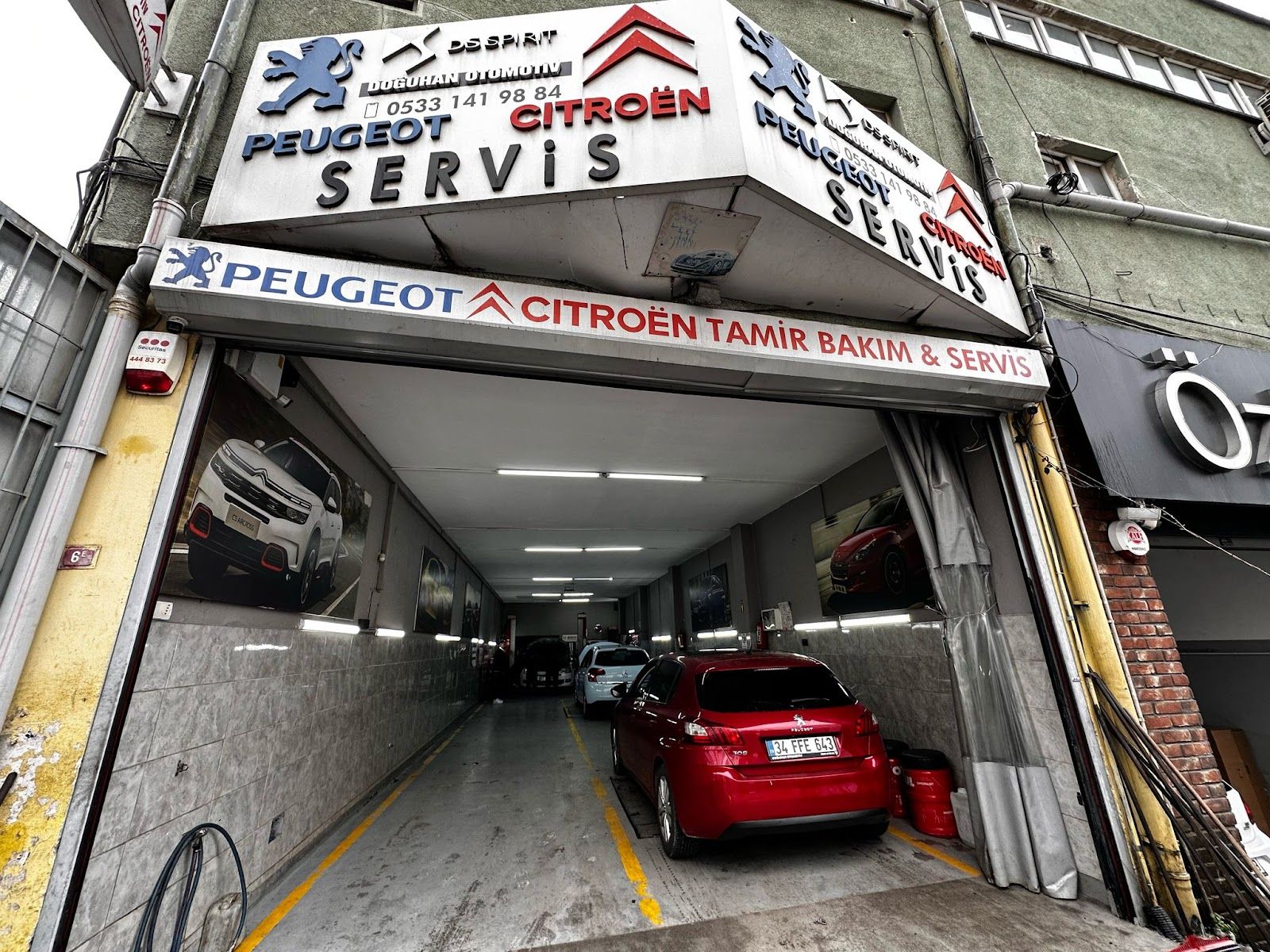 Doğuhan Otomotiv atölye girişi